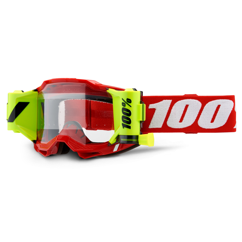 Load image into Gallery viewer, 100% Accuri 2 Forecast Goggles - Neon Red - Clear 50017-00004
