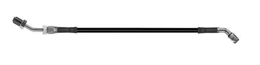 Goodridge 64in Universal Clutch Line w/SS Fittings & Black Hose - 45Deg Banjo w/AN3 Fitting