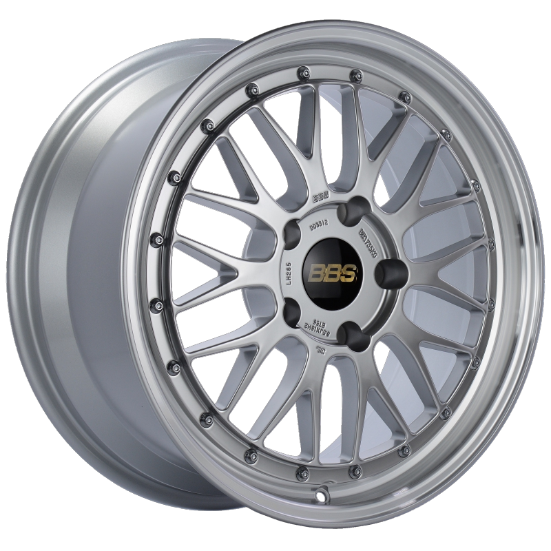 Load image into Gallery viewer, BBS LM 18x8.5 5x130 ET56 CB71.6 Diamond Silver Center Diamond Cut Lip Wheel
