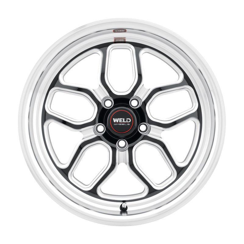 Load image into Gallery viewer, Weld S152 17X10 Laguna Drag 5X115 ET00 BS5.50 Gloss Black MIL Dia 78.1
