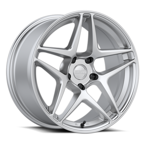 Kansei K15G Astro 18x8.5in / 5x114.3 BP / 35mm Offset / 73.1mm Bore - Hyper Silver Wheel