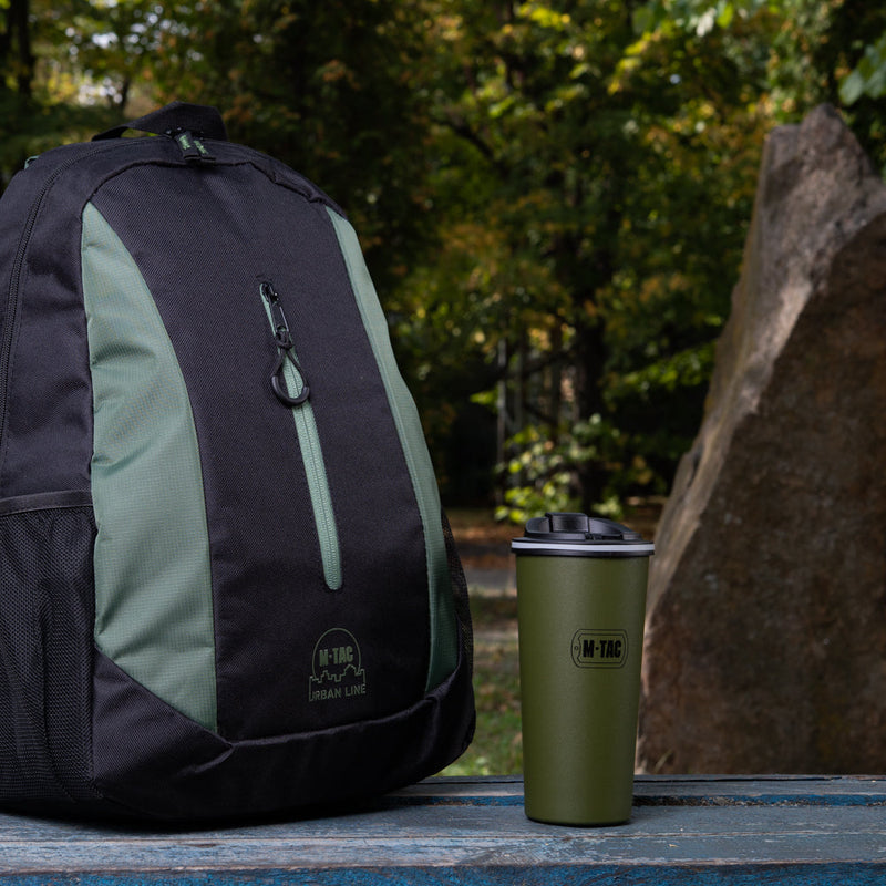 Load image into Gallery viewer, M‑Tac Thermal Mug 15 oz with Lid
