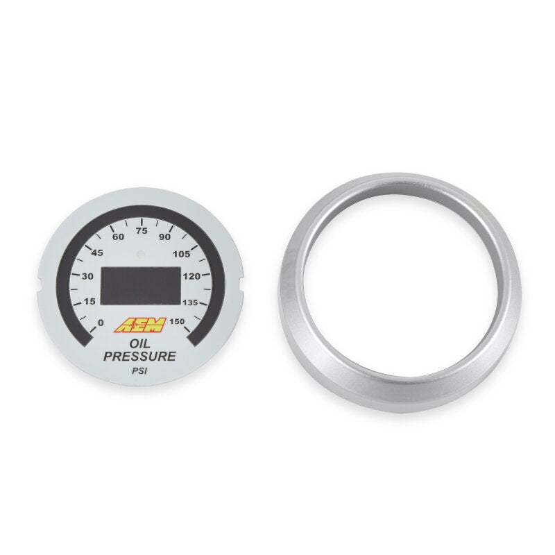 Load image into Gallery viewer, AEM Electronics 52mm Digital Oil Pressure Gauge 0-150 PSI
