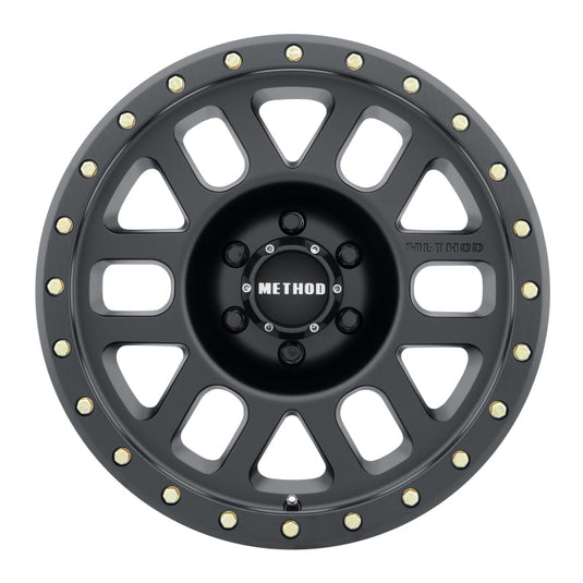Method MR309 Grid 18x9 +18mm Offset 6x135 94mm CB Matte Black Wheel