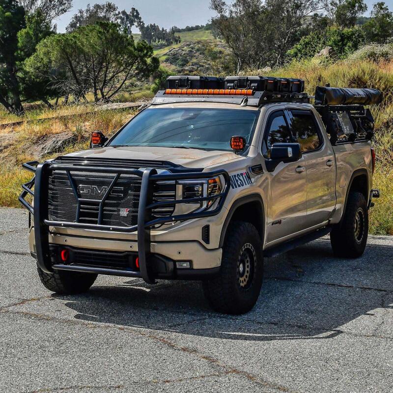 Load image into Gallery viewer, Westin 22-25 GMC Sierra 1500 (Excl. Old Body) HD Grille Guard - Black
