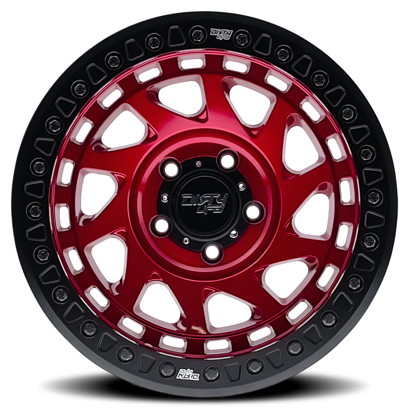 Load image into Gallery viewer, Dirty Life 9313 Enigma Race 17x9 / 8x170 BP / -12mm Offset / 125.2mm Hub Crimson Candy Red Wheel
