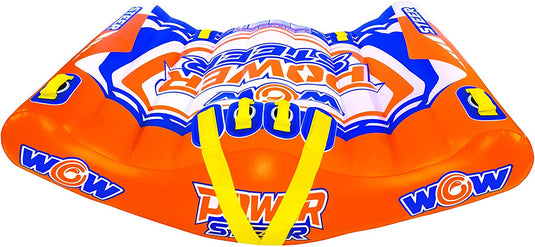 WOW Watersports Power Steer 2 Person 2P Steerable Deck Tube Towable
