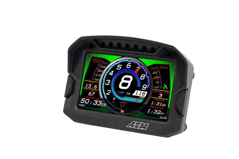 Load image into Gallery viewer, AEM CD-5G Carbon Digital Dash Display w/ Interal 10Hz GPS &amp; Antenna 30-5602

