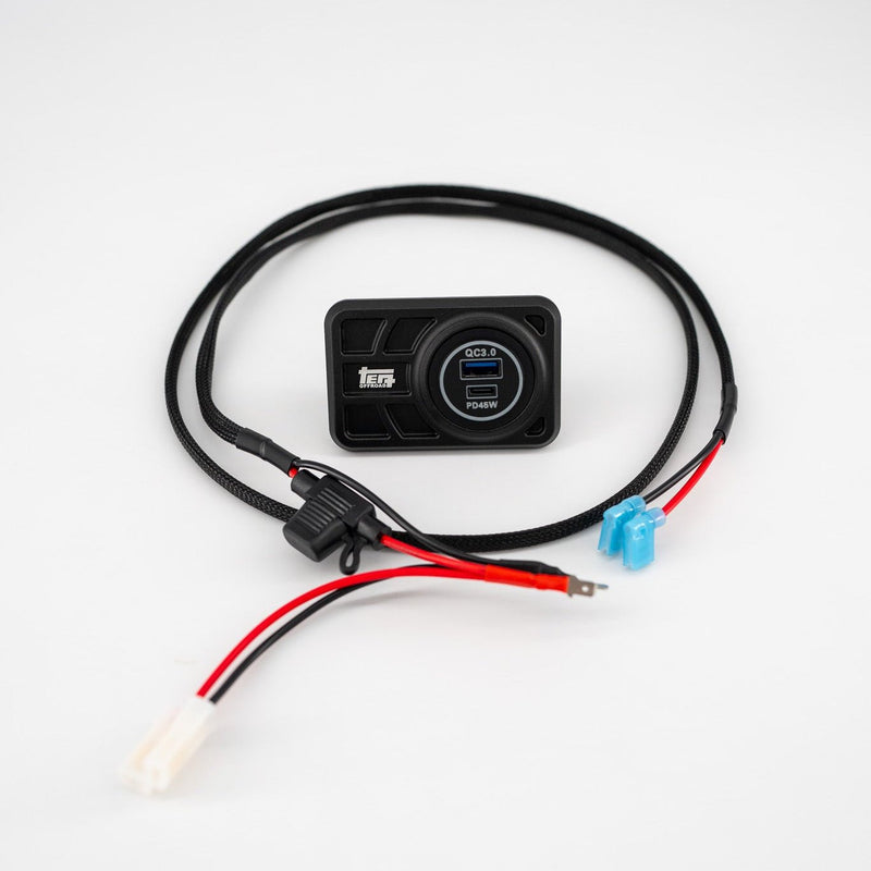 Load image into Gallery viewer, Center Console USB 12V Power Panel | Billet Aluminum | Replaces Ashtray | 1996 - 2002 4Runner
