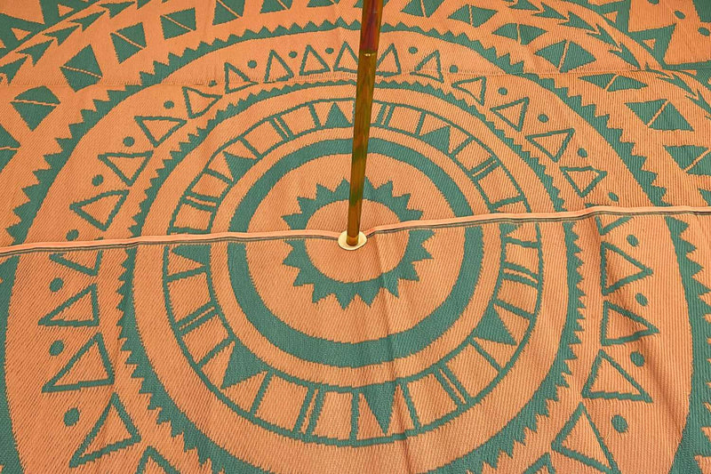 Load image into Gallery viewer, Boho Style Bell Tent Floor Matting Cover | 16' (5M)
