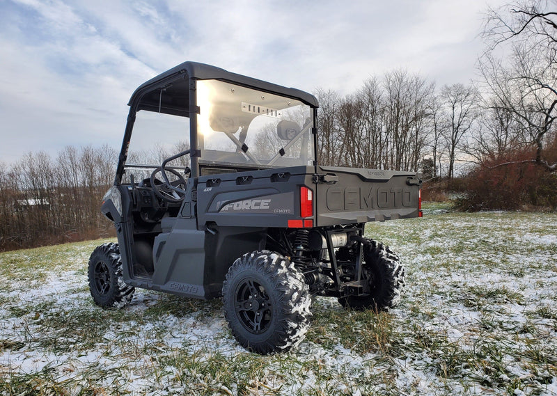 Load image into Gallery viewer, CFMoto UForce 600 - 1 Pc Lexan Back Panel w/Clamp and Vent Options
