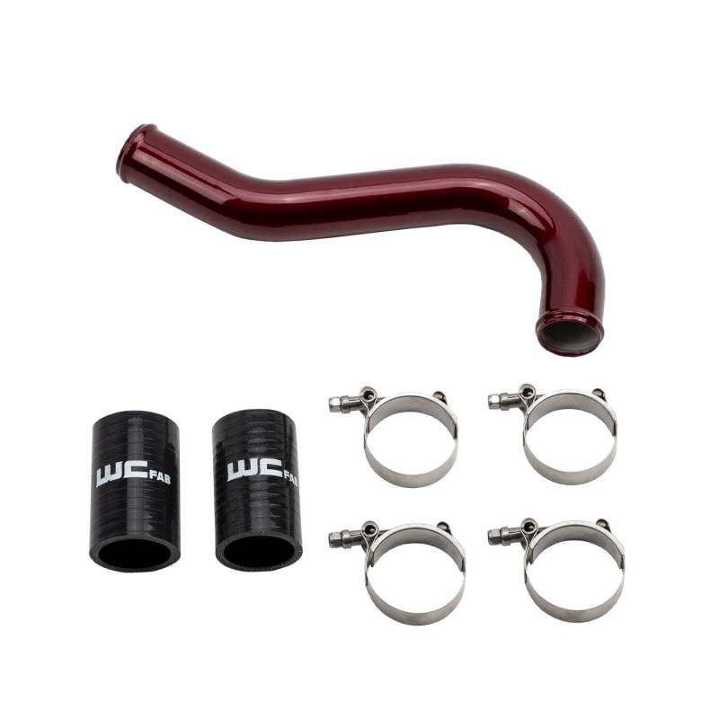 Load image into Gallery viewer, Wehrli 06-10 Chevrolet 6.6L LBZ/LMM Duramax Upper Coolant Pipe - Candy Red
