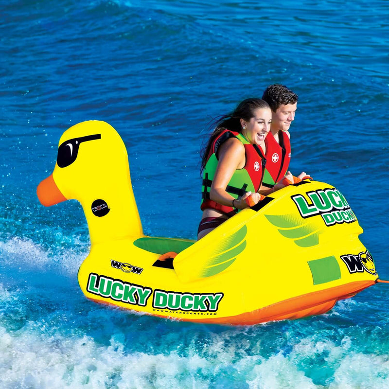 Load image into Gallery viewer, WOW Sports Lucky Ducky 2P Towable (19-1040)
