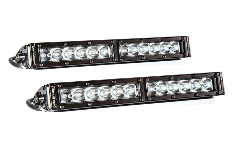 Load image into Gallery viewer, Diode Dynamics 12 In LED Light Bar Single Row Straight Clear Driving (Pair) Stage Series
