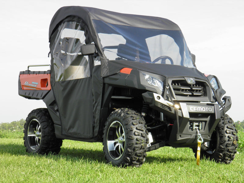 Load image into Gallery viewer, CFMoto UForce 500/800 - Full Cab Enclosure with Vinyl Windshield (Full Doors)
