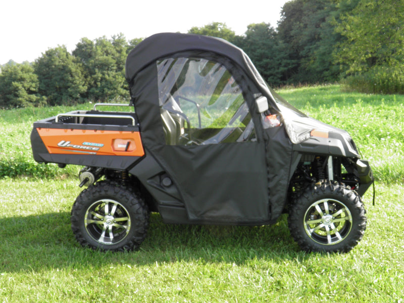Load image into Gallery viewer, CFMoto UForce 500/800 - Full Cab Enclosure with Vinyl Windshield (Full Doors)
