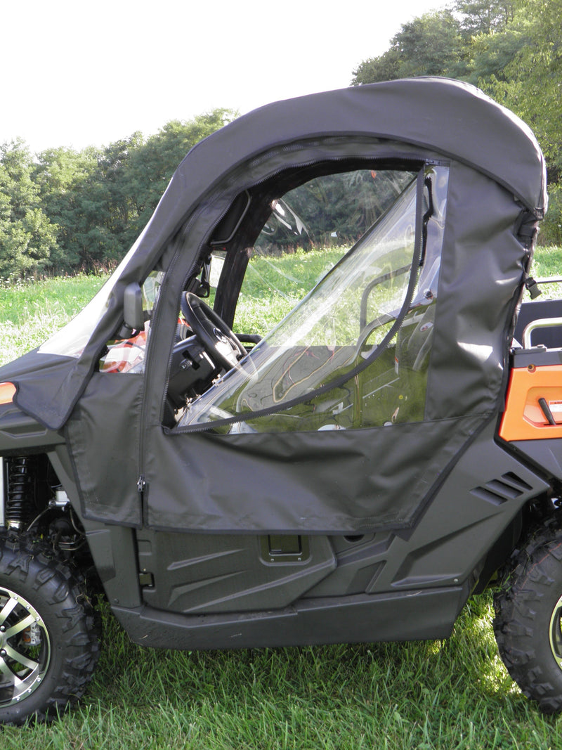 Load image into Gallery viewer, CFMoto UForce 500/800 - Full Cab Enclosure with Vinyl Windshield (Half Doors)
