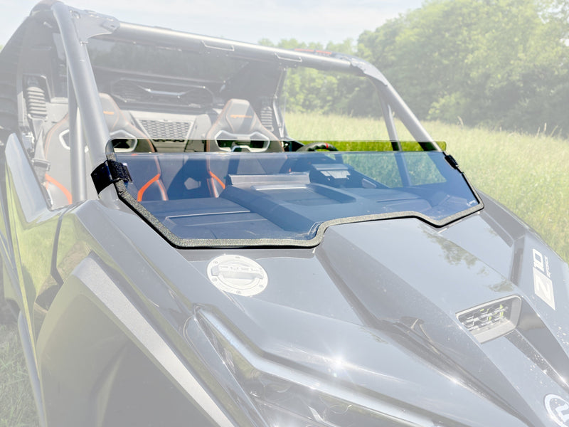 Load image into Gallery viewer, CFMoto ZForce Z10 &amp; Z10-4 Half Windshield | 1/4" Polycarbonate | 3 Star UTV
