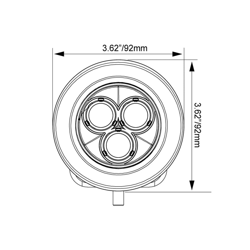 Load image into Gallery viewer, 3.7" CG2 Multi LED Light Cannon Kit
