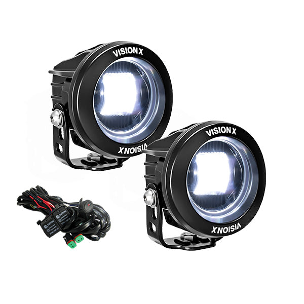 Load image into Gallery viewer, 3.7" Round CG2 SAE LED Light Cannon Kit
