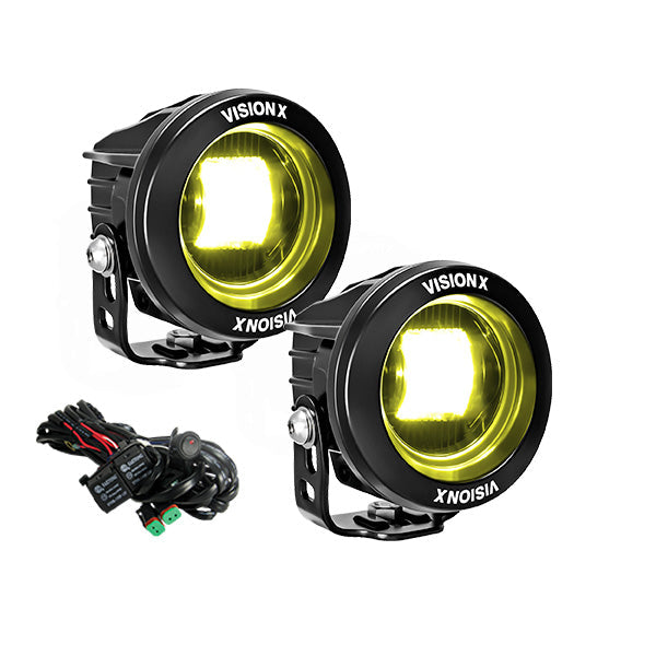Load image into Gallery viewer, 3.7" Round CG2 SAE LED Light Cannon Kit
