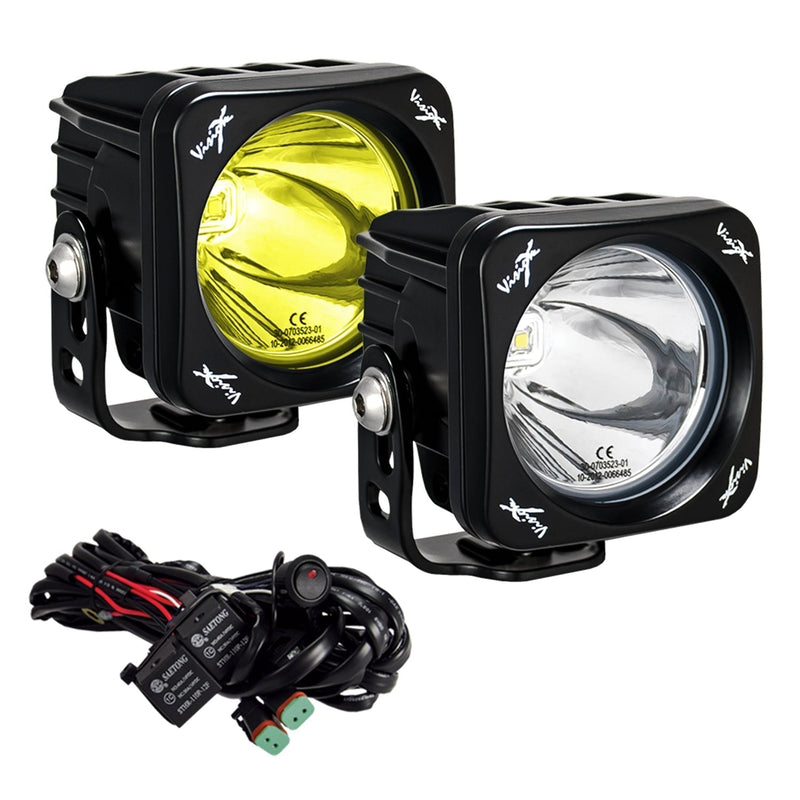 Load image into Gallery viewer, 3" Square CG2 Single LED Light Cannon Kit
