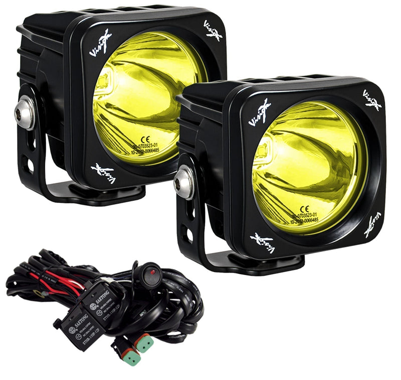 Load image into Gallery viewer, 3" Square CG2 Single LED Light Cannon Kit
