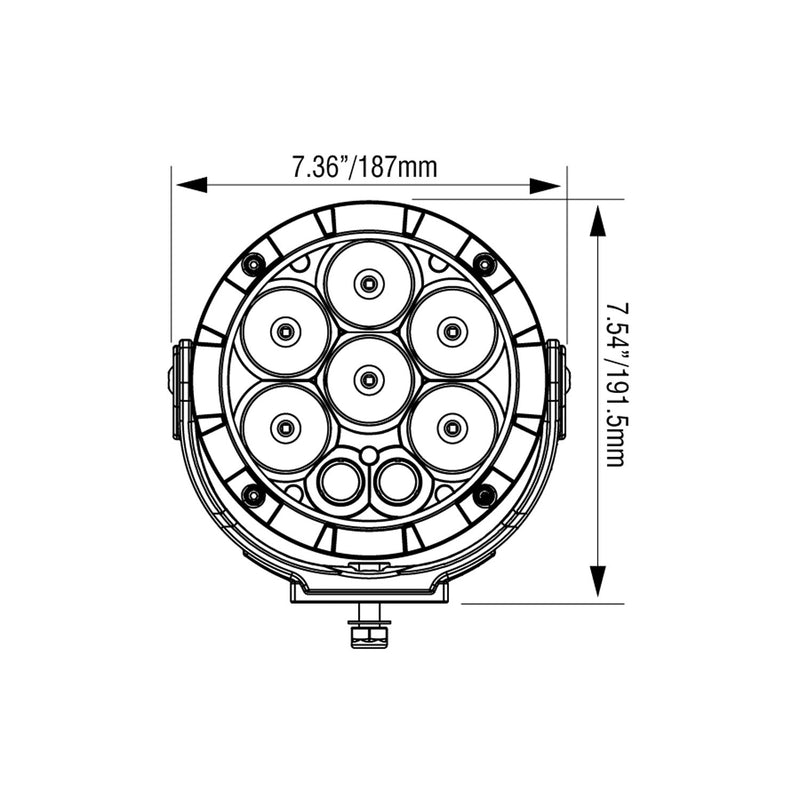 Load image into Gallery viewer, 6.7" ADV Light Cannon Kit
