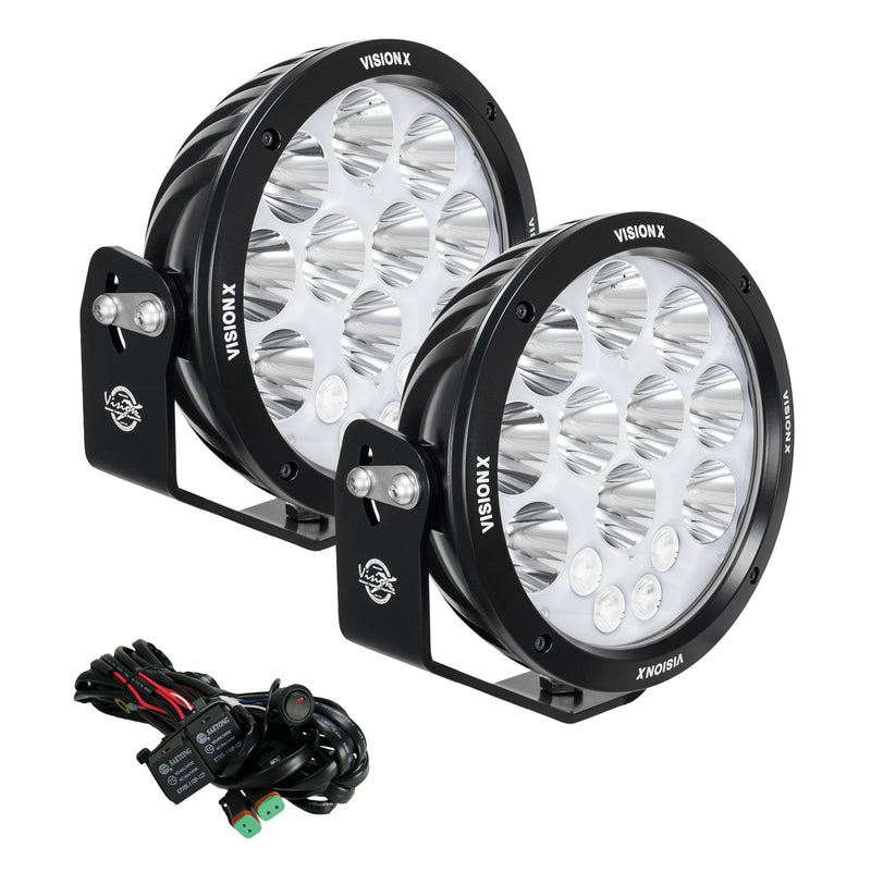 Load image into Gallery viewer, 8.7" ADV Light Cannon Kit With Amber Halo
