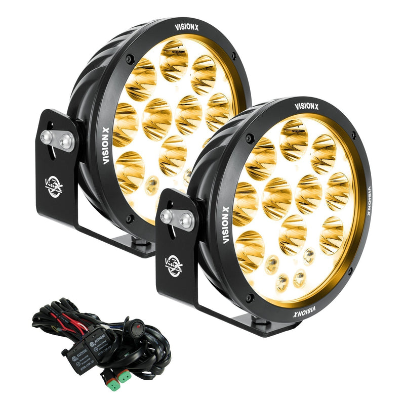 Load image into Gallery viewer, 8.7" ADV Light Cannon Kit With Amber Halo
