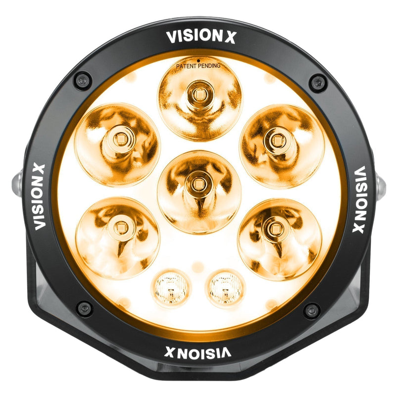Load image into Gallery viewer, 6.7" ADV Light Cannon Kit With Amber Halo
