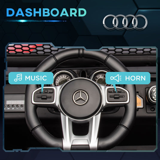 Mercedes-Benz Unimog 12V Kids Ride on Truck with Remote Control - Officially Licensed