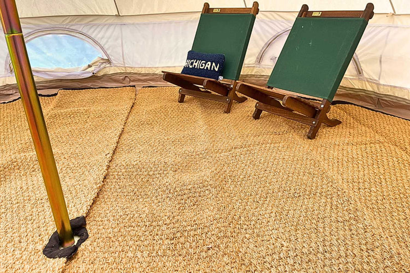 Load image into Gallery viewer, Coir Bell Tent Rug Half-Moon | 13' (4M)
