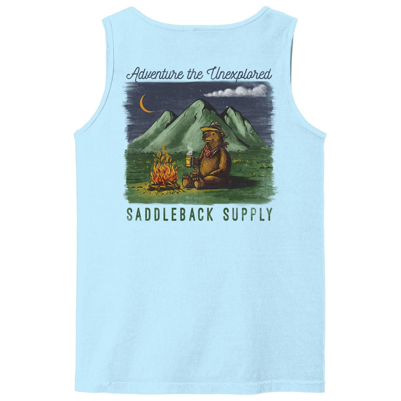 Load image into Gallery viewer, Camping Bear Pigment Tank Top
