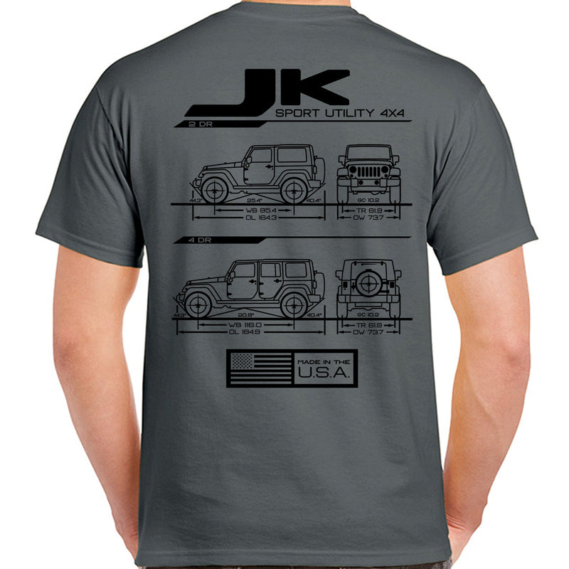 Load image into Gallery viewer, JK Blueprint T-Shirt
