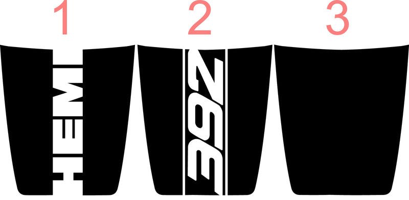 Load image into Gallery viewer, Hood Decal Cover for 2015-2021 Dodge Charger
