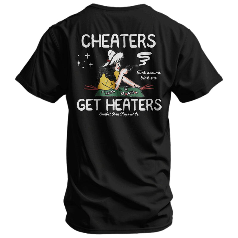 Load image into Gallery viewer, Cheaters Get Heaters Cowboy Edition Men&#39;s T-Shirt
