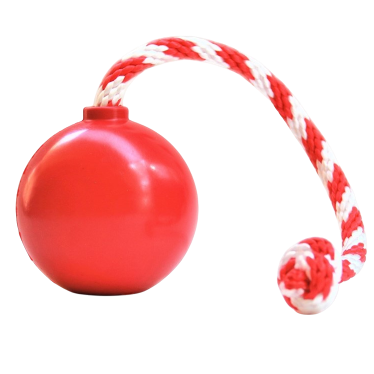 Load image into Gallery viewer, USA-K9 Cherry Bomb Rubber Dog Chew Toy | K9 Handler Reward Toy | USA Made
