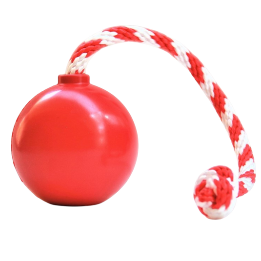 USA-K9 Cherry Bomb Rubber Dog Chew Toy | K9 Handler Reward Toy | USA Made