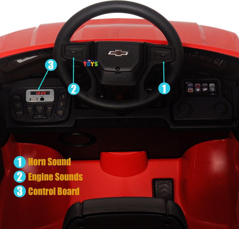 Load image into Gallery viewer, Chevrolet 12V R/C Truck with Suspension Wheels - Available in Multiple Colors
