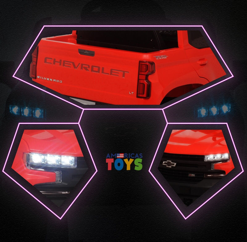 Load image into Gallery viewer, Chevrolet 12V R/C Truck with Suspension Wheels - Available in Multiple Colors
