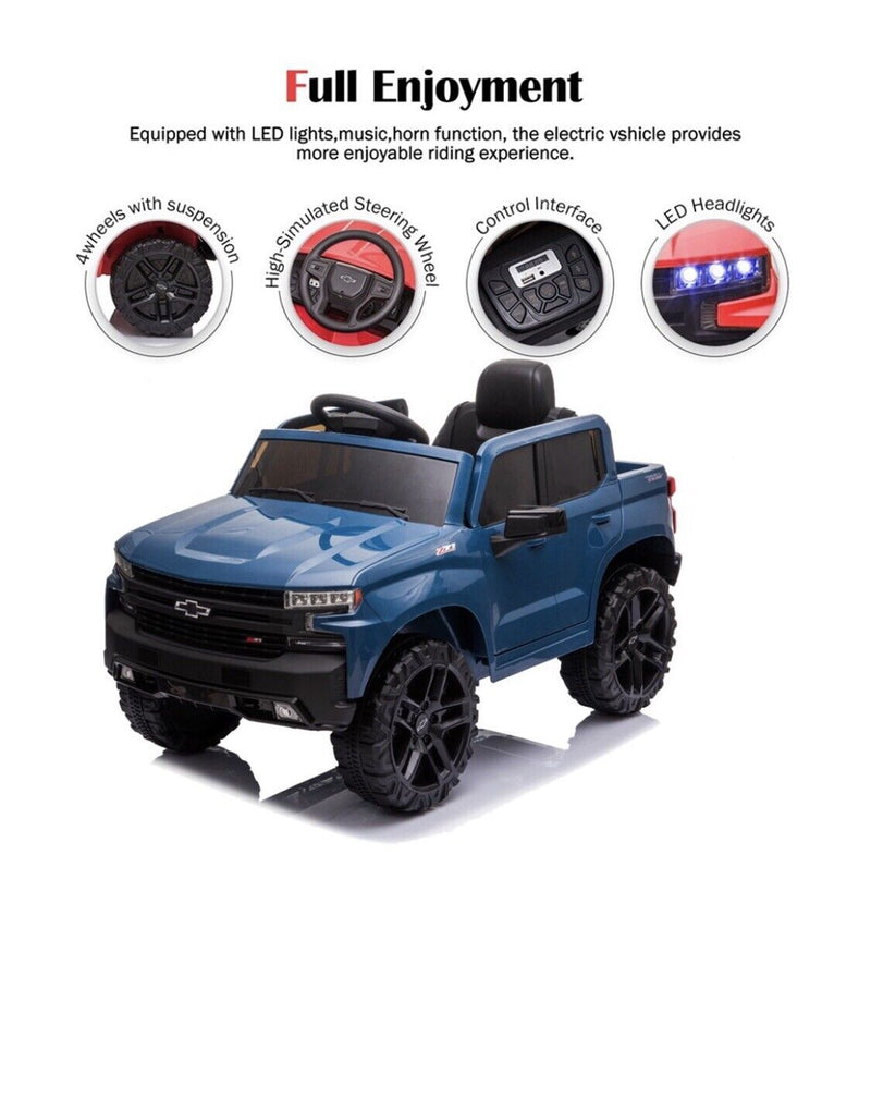 Load image into Gallery viewer, Chevrolet Silverado 12V Electric Ride-On Truck for Kids with 4 Wheels
