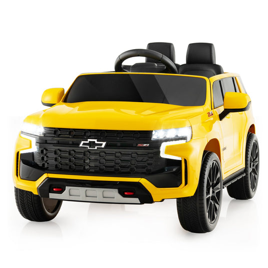 Chevrolet Tahoe 12V Electric Ride-On Truck for Kids with Remote Control, Lights, and Music