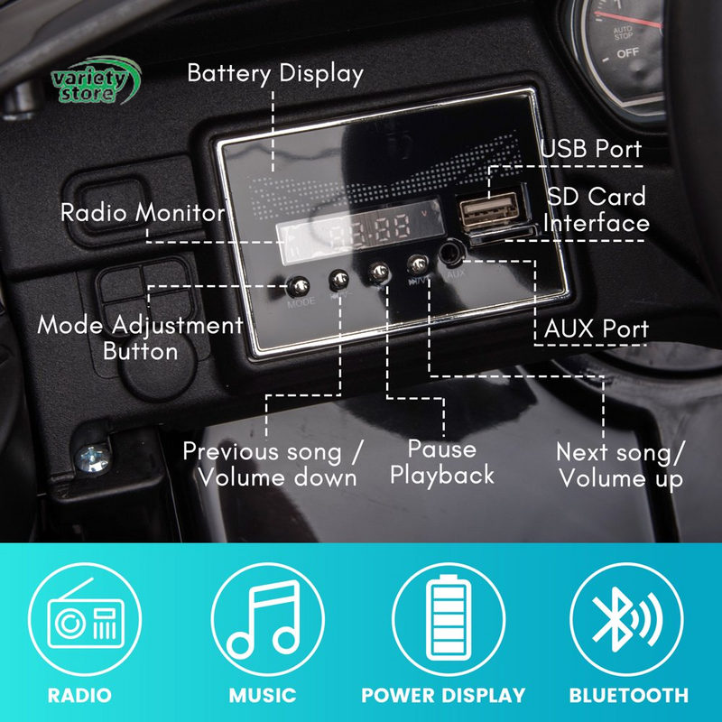 Load image into Gallery viewer, Chevrolet Tahoe 12V Ride on Car for Kids with Remote Control - 4-in-1 Versatile Toy
