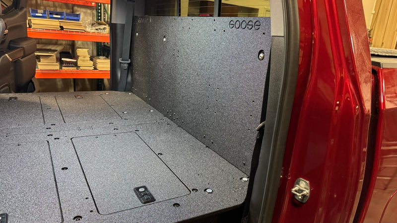 Load image into Gallery viewer, CHEVY - SILVERADO - 4TH GEN - GMC - SIERRA - 2019-PRESENT - 5TH GEN - EXPLORE SERIES - CREW CAB - SEAT DELETE PLATE SYSTEM - SECOND ROW - 100%
