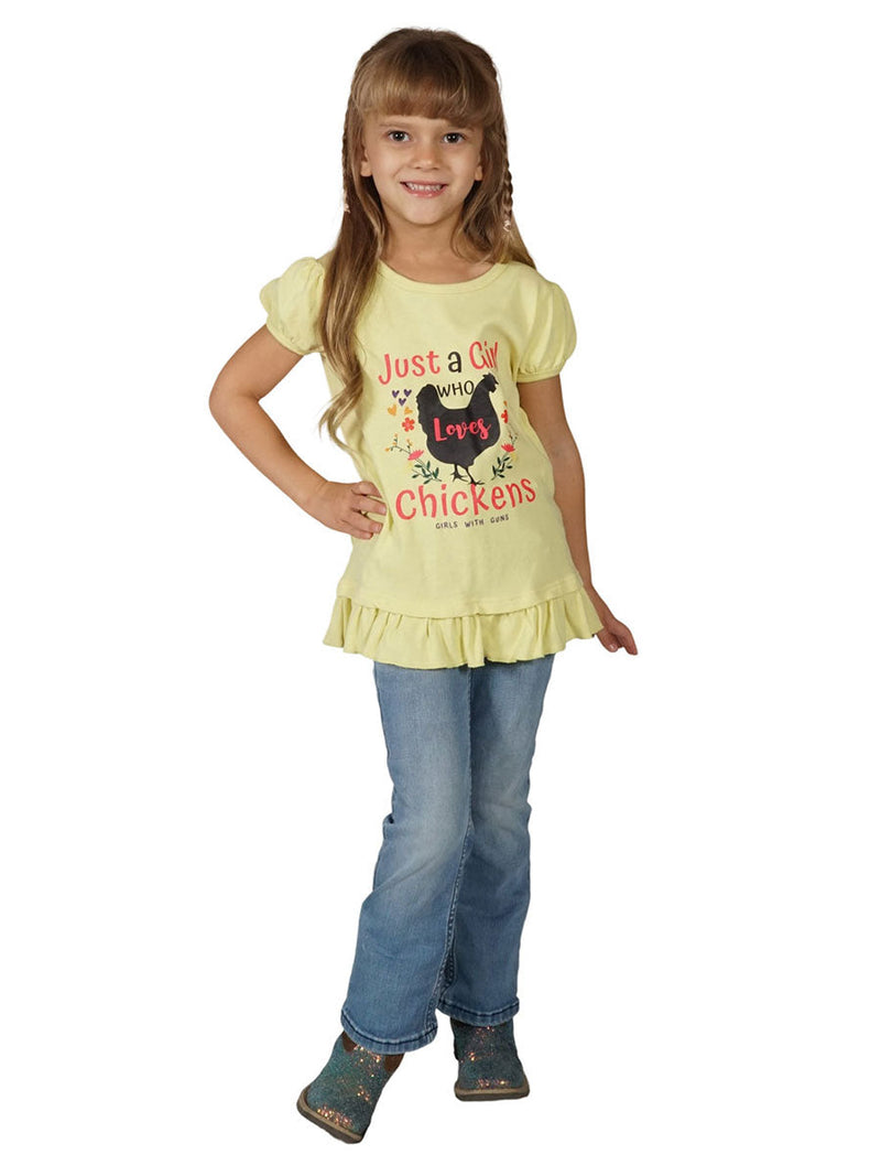 Load image into Gallery viewer, Chickadee Girls' Tee
