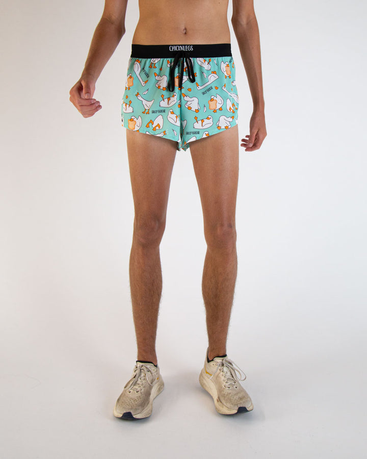 Load image into Gallery viewer, Men&#39;s Silly Goose 2&quot; DS Split Shorts (XS, S, M, L, XL)
