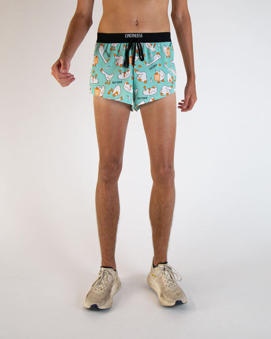 Men's Silly Goose 2" DS Split Shorts (XS, S, M, L, XL)