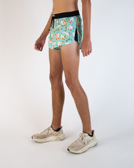 Load image into Gallery viewer, Men&#39;s Silly Goose 2&quot; DS Split Shorts (XS, S, M, L, XL)
