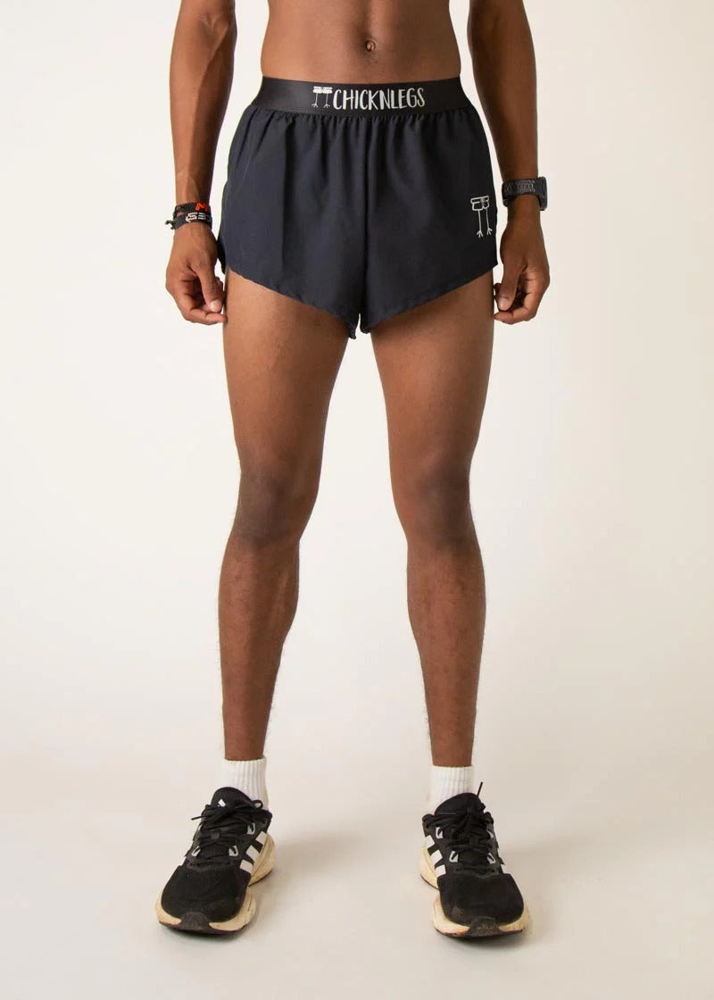 Load image into Gallery viewer, Men&#39;s Black 2&quot; Half Split Shorts (XS, S, M, L, XL)
